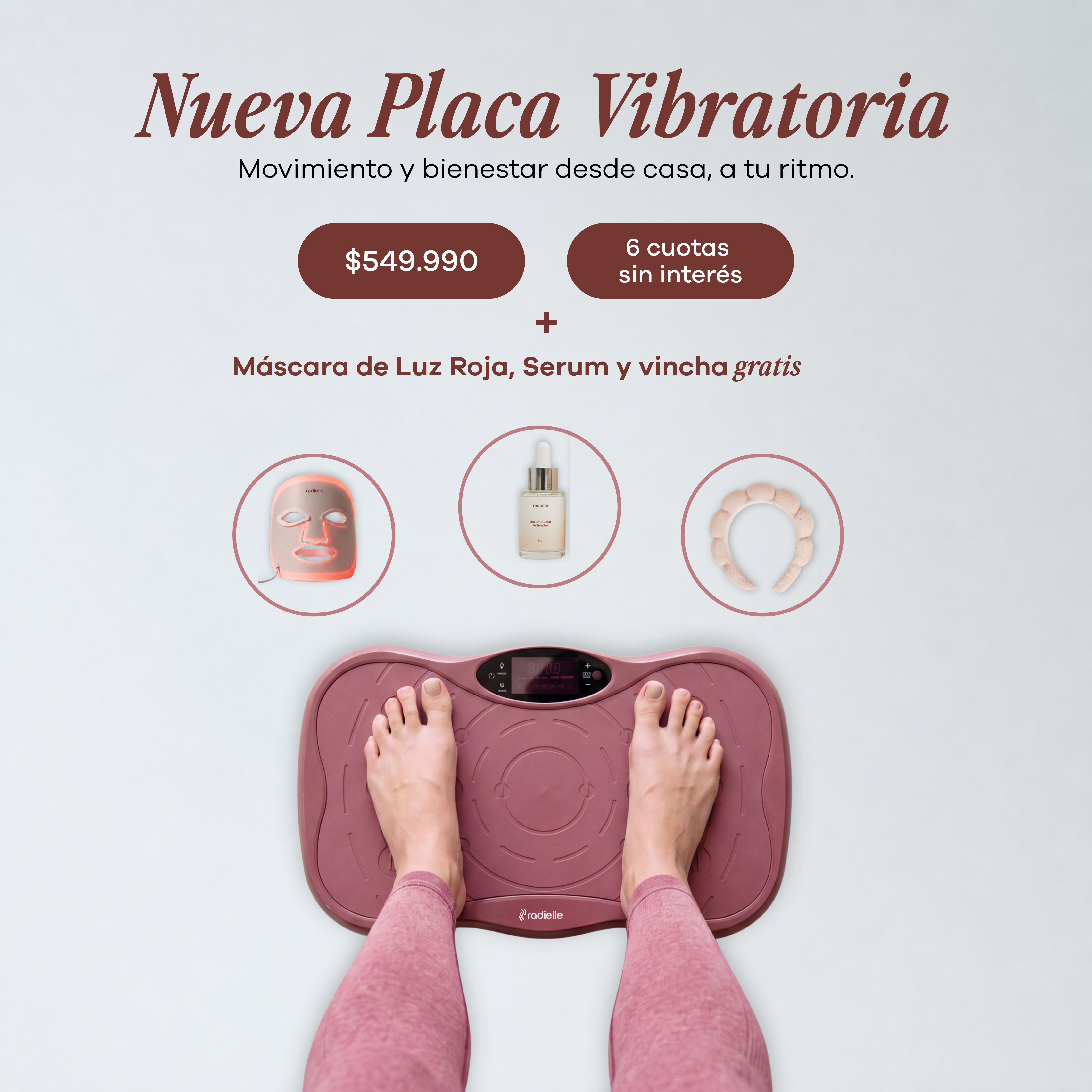 Placa Vibratoria Radielle